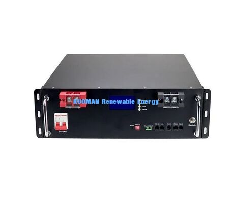 ماژول باتری رک لیتیوم آهن فسفات KM 48 ولت 100 آمپر ساعت با چرخه عمیق 8000 بار