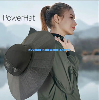 کلاه خورشیدی قابل حمل تاشو شارژی برای کمپینگ