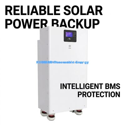 KM 48V 300Ah LiFePO4 خانه باتری ذخیره سازی دیوار نصب با 8000 چرخه و نظارت در زمان واقعی