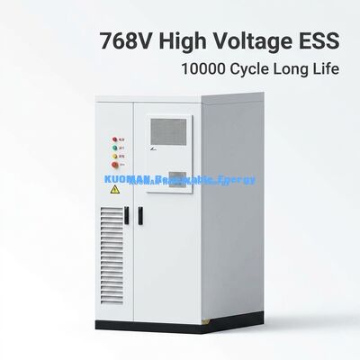 سیستم ذخیره سازی انرژی تجاری لیتیوم یون 100KWh با باتری ESS 768V برای کاربردهای صنعتی