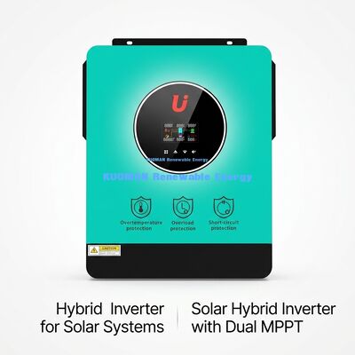 اینورتر خورشیدی هیبریدی تک فاز 4.2KW/6.2KW با کارایی بالا برای خانه و سیستم های شبکه