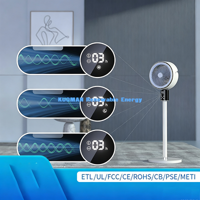 حالت خواب کم سر و صدا فن گردش هوا ایستاده، فن فلور از راه دور 3D در کل اتاق