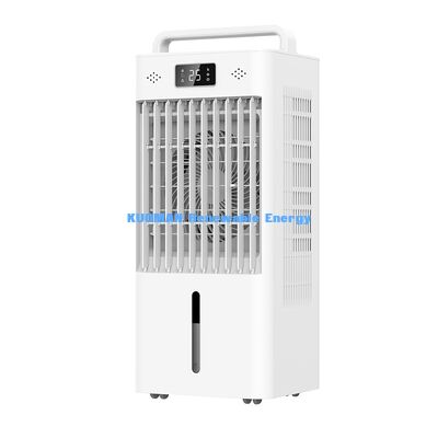 خنک کننده هوا با تبخیر قابل حمل 10 لیتر تانک آب دوگانه 3 در 1 فن خنک کننده برای دفتر خانگی