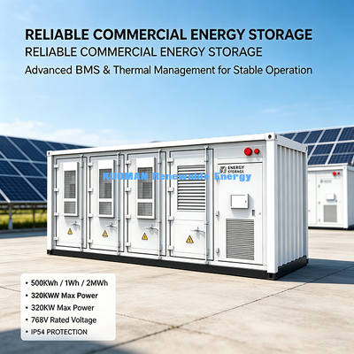 500kWh/1MWh/2MWh مخزن ESS