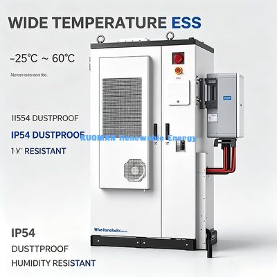 واحد ذخیره سازی هتل های جهانی گواهینامه همه در یک تجاری خورشیدی ESS 107.52kWh 50kW inverter Hybrid Factory
