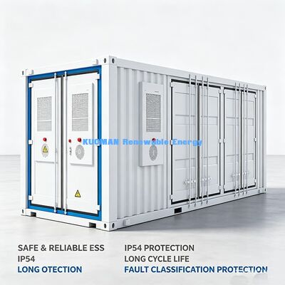 کابینت ذخیره انرژی کانتینری ESSC0500A-1106 -30℃~55℃ سیستم ذخیره سازی باتری صنعتی دمای عریض