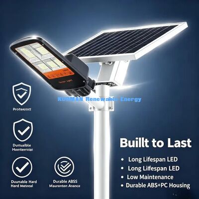 چراغ خیابانی خورشیدی جداگانه با لومن بالا و کنترل از راه دور 2.4G