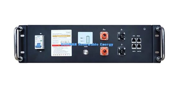 KM New Energy 51.2V 100Ah LiFePO4 باتری ذخیره سازی برق خانگی UL9540A UL1973 دارای گواهینامه برای سیستم های خورشیدی