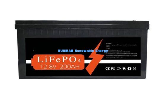 باتری 12 ولت 200 آمپر LiFePO4 با چرخه عمیق با 8000 چرخه و گارانتی 10 ساله برای ذخیره انرژی
