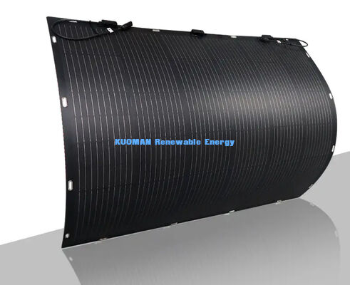 800W پنل خورشیدی انعطاف پذیر با IP68 ضد آب و 360 درجه انعطاف پذیر برای سقف RV دریایی