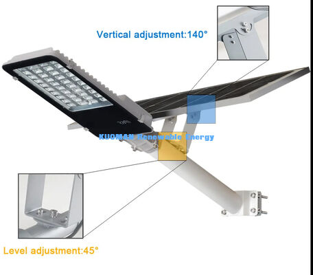 چراغ خیابانی LED خورشیدی ضد آب IP65 100-500 وات قابل تنظیم با 2700-6000 هزار CCT برای روشنایی باغ و جاده