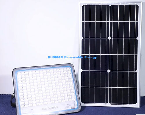 IP65 ضد آب 15000LM نور فلج خورشیدی با سنسور حرکت برای امنیت بیرونی
