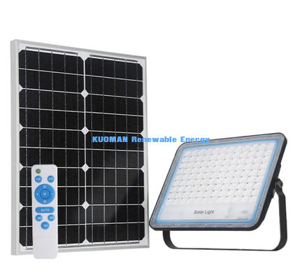 IP65 ضد آب 15000LM نور فلج خورشیدی با سنسور حرکت برای امنیت بیرونی