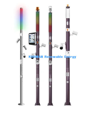 کنترل سیستم هوشمند LED قطب روشنایی بیرونی مخفی قطب چراغ های هوشمند