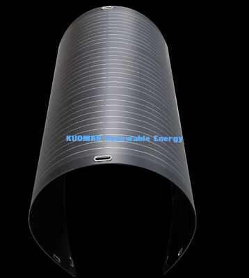 پنل خورشیدی انعطاف پذیر دو چهره ای منزل سفر RV 200W FFC و فیبر کربن