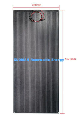 100W 210W IP68 پنل خورشیدی انعطاف پذیر ضد آب پنل فتوولتائیک فیلم نازک برای سفر و مسکن