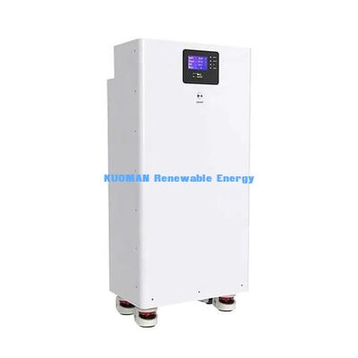 KM 48V 300Ah LiFePO4 خانه باتری ذخیره سازی دیوار نصب با 8000 چرخه و نظارت در زمان واقعی