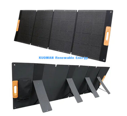 300W پنل خورشیدی قابل تاشو قابل حمل شارژر خورشیدی با سلول های درجه IBC
