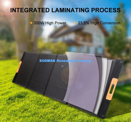شارژر خورشیدی چند پورت 300 وات 100٪ انرژی خورشیدی سبز پانل خورشیدی قابل انعطاف قابل حمل