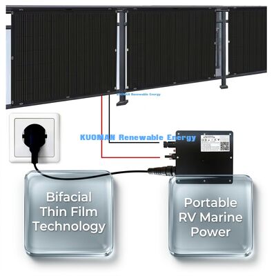 200W IP68 ضد آب 360 ° پانل خورشیدی انعطاف پذیر انعطاف پذیر برای انرژی تجدید پذیر