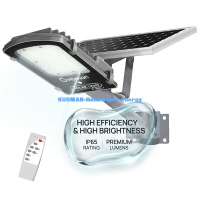 IP65 ضد آب 300W-500W تقسیم نور خورشیدی خیابان با باتری LiFePO4 و پنل خورشیدی