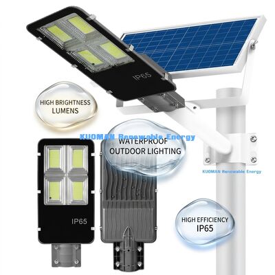چراغ 200 ولت خورشیدی خیابان با Pro MPPT و IP65 ضد آب برای روشنایی جاده های بیرونی و باغ