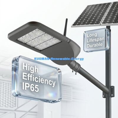 چراغ های خیابانی هوشمند خورشیدی با اینترنت اشیا 4G، مدیریت متمرکز و IP66 ضد آب برای شهرهای هوشمند