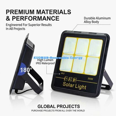 IP65 ضد آب 200W-400W نور خورشید با 15000LM نور بالا LED نور خورشید باغ