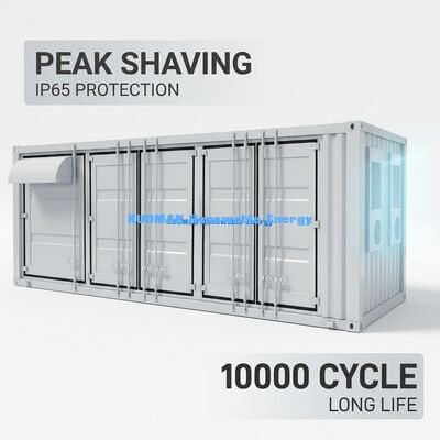 سیستم ذخیره انرژی تجاری با درجه حفاظت IP54 با BMS پیشرفته و مدیریت حرارتی برای ذخیره‌سازی باتری صنعتی