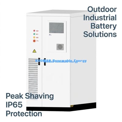 107.52KWh ظرفیت باتری ESS تجاری با فناوری LiFePO4 و سیستم مقیاس پذیر برای ذخیره انرژی صنعتی