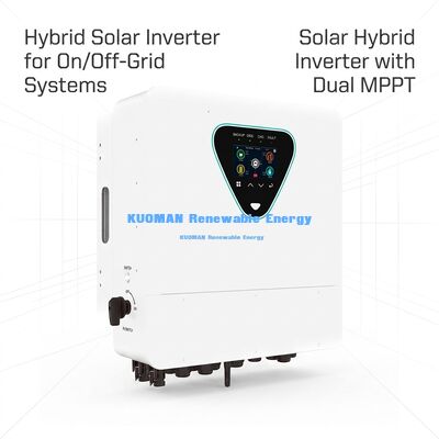 اینورتر خورشیدی هیبریدی BSR 6KW با درجه بندی IP65 و عملکرد موازی برای استفاده خانگی و تجاری