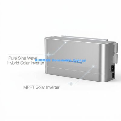 اینورتر خورشیدی هیبریدی قابل اعتماد 11 کیلووات با خروجی موج سینوسی خالص و دو MPPT برای برق پشتیبان