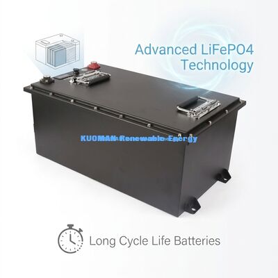 KM 72V -100Ah باتری LiFePO4 با 8000 چرخه و 7360Wh انرژی
