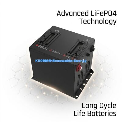 باتری 36 ولت LiFePO4 گلف کارت با 8000 چرخه، ظرفیت 50Ah-150Ah و ابعاد فشرده 385 * 338 * 245mm