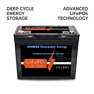 باتری لیتیوم LiFePO4 12V 50Ah با انرژی 691.2Wh و سلول های پرزماتیک برای کاربردهای چرخه عمیق