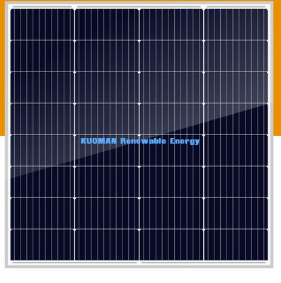 پانل خورشیدی تک کریستال 110-120W با 18.6٪ کارایی بالا برای 12 ولت قدرت خارج از شبکه و قاب آلومینیوم مقاوم به خوردگی