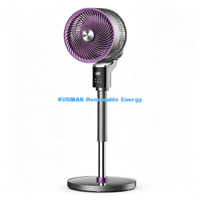 فن گردش هوا ساکت 36dB کم سر و صدا کنترل از راه دور فن کف ساخته شده در باد آروماتراپی برای اتاق نشیمن دفتر