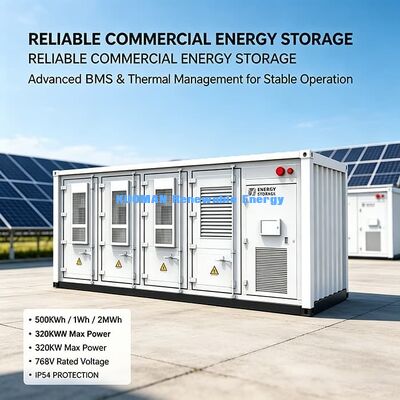 500kWh/1MWh/2MWh مخزن ESS