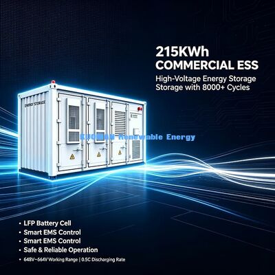 500kWh/1MWh/2MWh مخزن ESS