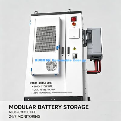 چگالی انرژی بالا 280Ah LFP کابینت ذخیره سازی انرژی تجاری آتش سوزی آب تزریق بندر ایمنی طراحی