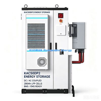 107.52kWh سیستم ذخیره سازی انرژی تجاری همه در یک. 50kW هیبرید خورشیدی ESS برای کارخانه مزرعه هتل برق پشتیبان