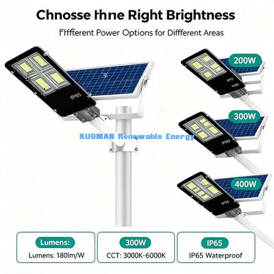 200 300 وات CCC C-Tick EMC گواهی شده Split Solar Street Light صادرات جهانی تایید شده