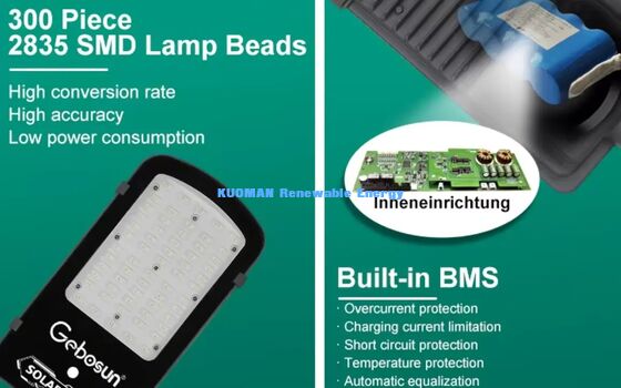IP65 ضد آب نور خیابان خورشیدی PIR حسگر حرکت اتوماتیک روشن کردن خاموش کردن نور باغ بیرونی