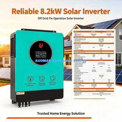 اینورتر خورشیدی متصل به شبکه دو جهته 8.2 کیلووات با ورودی حداکثر PV 5400 وات + 5400 وات دو MPPT