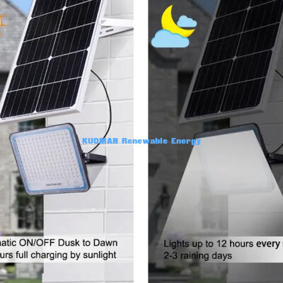 Outdoor Solar Powered Courtyard LED Lights IP65 Waterproof Auto Dusk to Dawn Yard Garden Path Lighting