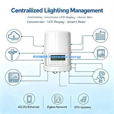 ارائه دهنده راه حل کامل سیستم روشنایی هوشمند خیابان حرفه ای، پایانه LoRaWAN - گیت وی - ابری