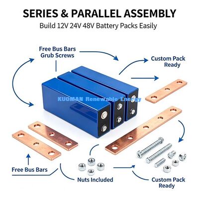 300Ah 3.2V LiFePO4 Prismatic Battery Cell, Grade‐A 6000 Cycle لیتیوم فوسفات آهن برای ذخیره انرژی خورشیدی و سیستم برق