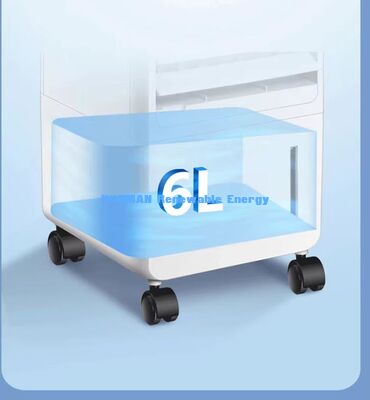 Summer Portable Water Air Cooler, Natural Sleep Wind Mode Mobile Evaporative Cooler Fan